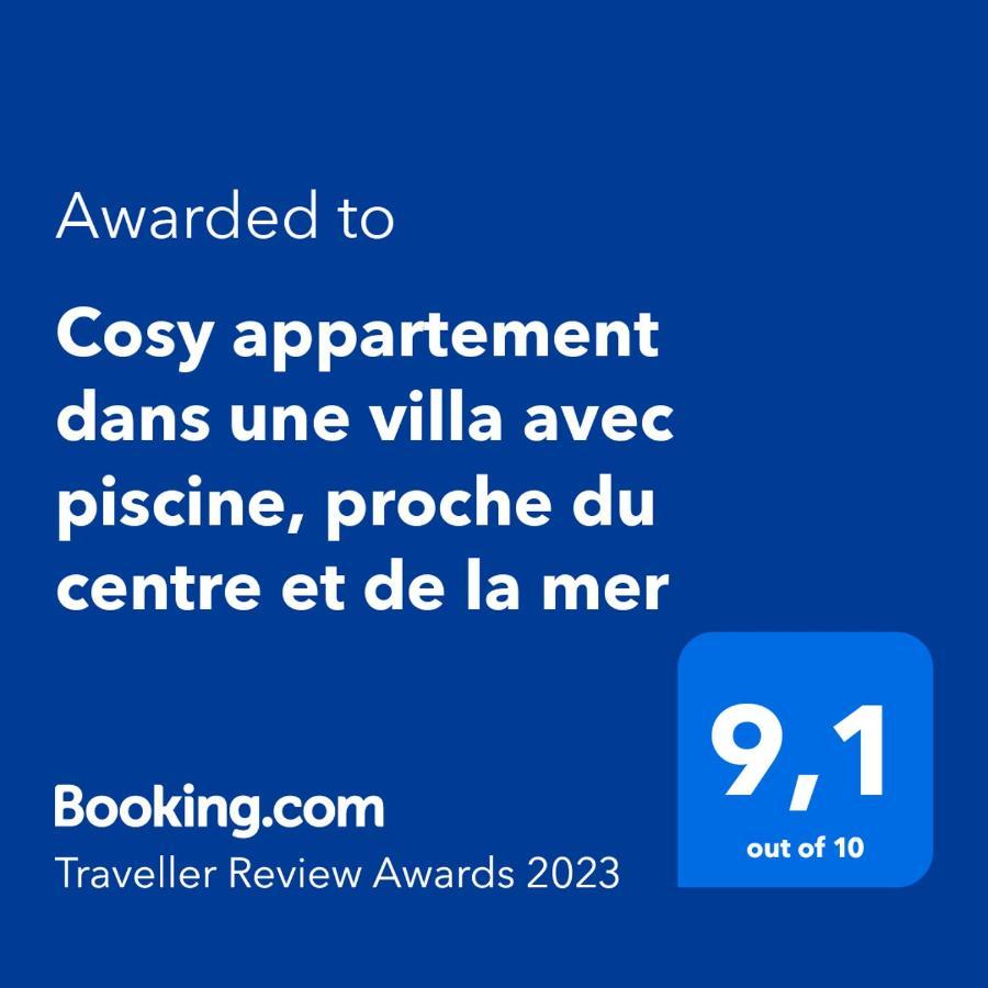 Cosy Appartement Dans Une Villa Avec Piscine, Proche Du Centre Et De La Mer Cabourg Zewnętrze zdjęcie